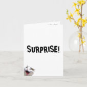 VERRASSING VERJAARDAG KAART (Gele Bloem)