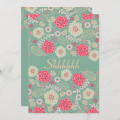 Verrassing Verjaardagsfeest Chic Funky Moderne Blo Kaart (Voorkant / Achterkant)