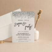 Verrassing Verjaardagsfeest Elke Leeftijd Wit en Z Kaart