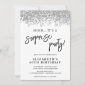 Verrassing Verjaardagsfeest Elke Leeftijd Wit en Z Kaart (Voorkant)