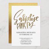 Verrassing Verjaardagsfeest kleurrijke Waterverf Kaart (Voorkant / Achterkant)