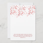 Verrassing Verjaardagsfeest Rode ballon Kaart (Achterkant)