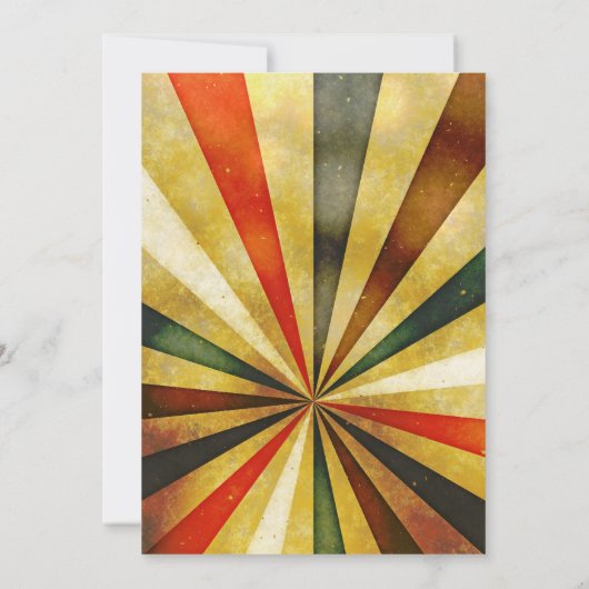 Verrassing verjaardagsfeest  typografie uitnodigt kaart (Achterkant)