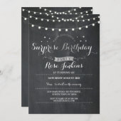 Verrassing verjaardagsfeestje schoolbord elke leef kaart (Voorkant / Achterkant)