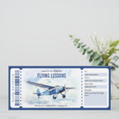 Verrassing Vlieglessen Cadeaubon Kaart (Staand voorkant)
