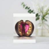 verrassing voor valentijn chocolade briefkaart (Staand voorkant)