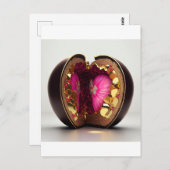 verrassing voor valentijn chocolade briefkaart (Voorkant / Achterkant)