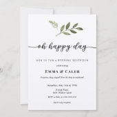 Verrassing, we zijn getrouwd! Uitnodiging voor huw (Voorkant)