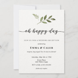 Verrassing, we zijn weggelopen! Uitnodiging voor h