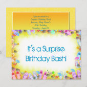 Verrassing Zomer Verjaardagsfeest Kaart (Voorkant / Achterkant)