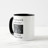 Verrassing zwangerschap onthullen Sonogram grootou Mok (Voorkant links)