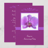 Verrassings Huwelijksjubileum Feest Uitnodiging (Voorkant / Achterkant)