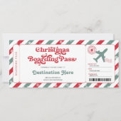 Verrassings Kerst Instapkaart Cadeau Ticket Kaart (Voorkant)