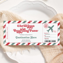 Verrassings Kerst Instapkaart Cadeau Ticket 