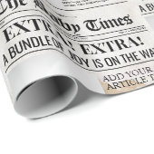 Verrassingsbericht over zwangerschap cadeaupapier (Rol Hoek)