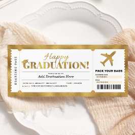 Verrassingsdiploma instapkaart gouden cadeaukaartj kaart