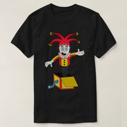 Verrassingsdoos met een clown t-shirt (Design voorkant)