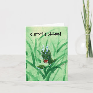 Verrassingsdraak verjaardagskaart kaart