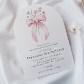 Verrassingsfeest 100e Verjaardag Bow Wildflower Ar Kaart