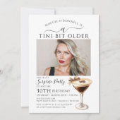 VERRASSINGSFEEST Een klein beetje oudere Martini 3 Kaart (Voorkant)