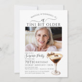 VERRASSINGSFEEST Een klein beetje oudere Martini 7 Kaart (Voorkant)