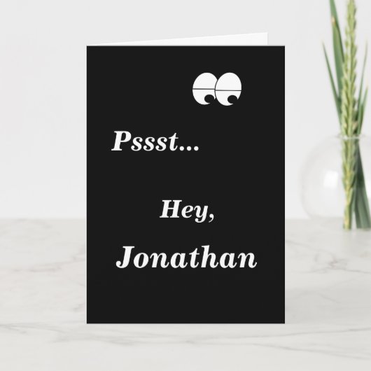 Verrassingsfeest Grappige verjaardagsgroet Kaart (Voorkant)