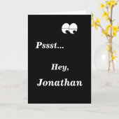 Verrassingsfeest Grappige verjaardagsgroet Kaart (Gele Bloem)