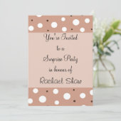 Verrassingsfeest Kaart (Staand voorkant)