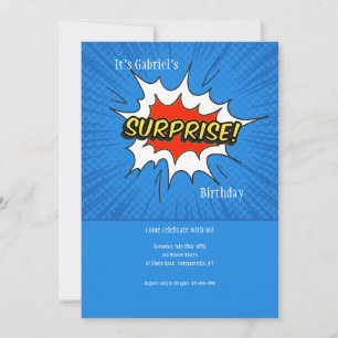 Verrassingsfeest Kaart