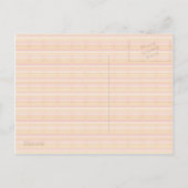 Verrassingsfeest - Laten we het vieren! Blue Hues Uitnodiging Briefkaart (Achterkant)