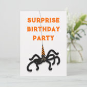 Verrassingsfeest oktober kaart (Staand voorkant)