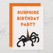 Verrassingsfeest oktober kaart (Voorkant / Achterkant)