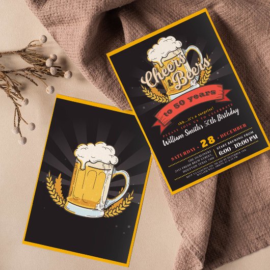 Verrassingsfeest op bier kaart