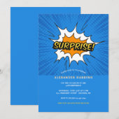 Verrassingsfeestje Kaart (Voorkant / Achterkant)