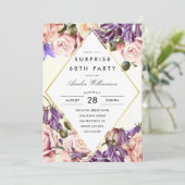 verrassingsfeestje | Mooie Bluebells en Rozen Kaart (Staand voorkant)