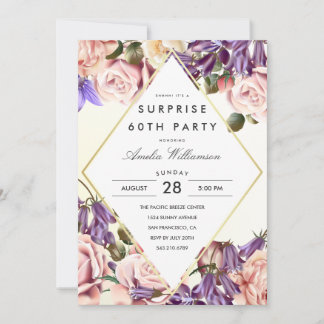 verrassingsfeestje | Mooie Bluebells en Rozen Kaart