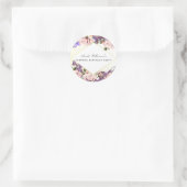 verrassingsfeestje | Mooie Bluebells en Rozen Ronde Sticker (Tas)