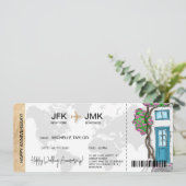 Verrassingskaart ticket bestemming Griekenland Kaart (Staand voorkant)