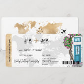 Verrassingskaart ticket bestemming Griekenland Kaart (Voorkant / Achterkant)