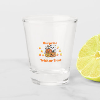 Verrassingsstreek of Behandeling op een Shotglas Shot Glas