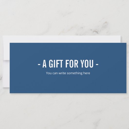 Verrassingstreinkaartje Cadeaubon Sjabloon Kaart (Achterkant)