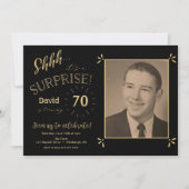 Verrassingsuitnodiging voor verjaardag kaart (Voorkant)