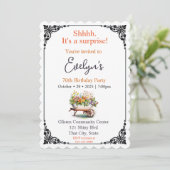 Verrassingsverjaardag met een schuurstang kaart (Staand voorkant)