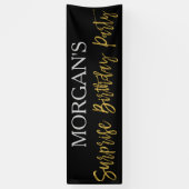 Verrassingsverjaardagsfeestbanner Spandoek (Verticaal)