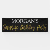 Verrassingsverjaardagsfeestbanner Spandoek (Horizontaal)