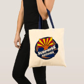 Verrassingsvlag Arizona barst canvas tas (Voorkant (product))