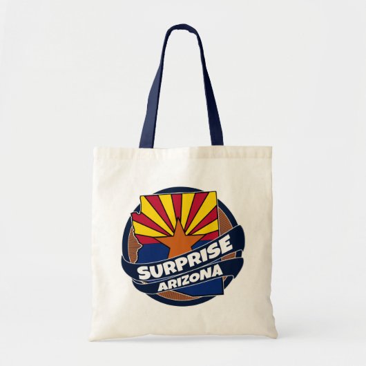 Verrassingsvlag Arizona barst canvas tas (Voorkant)