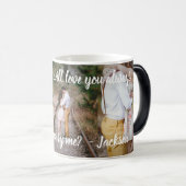 Verrassingsvoorstel Verborgen Marry Me Foto Morphi Magische Mok (Voorkant rechts)