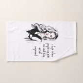 Verrast bijt me bad handdoek (Handdoek)