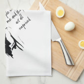 Verrast bijt me theedoek (Quarter Fold)